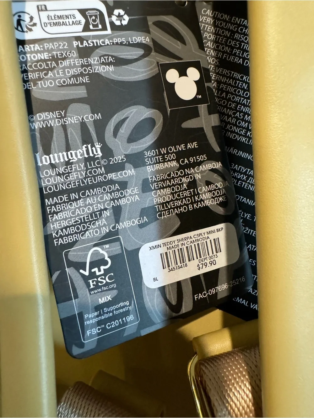 Loungefly used tags